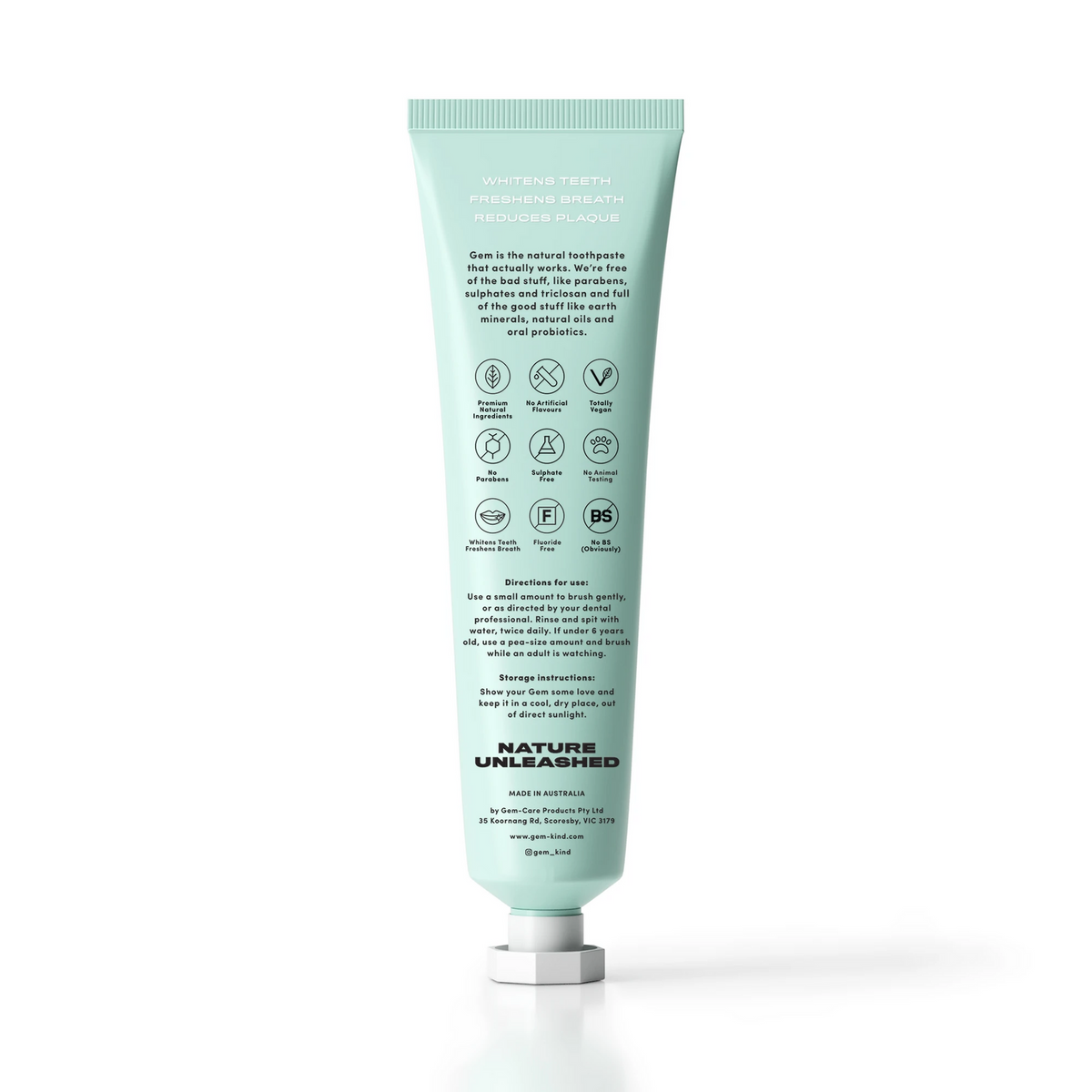 GEM Crisp Mint Toothpaste 100g