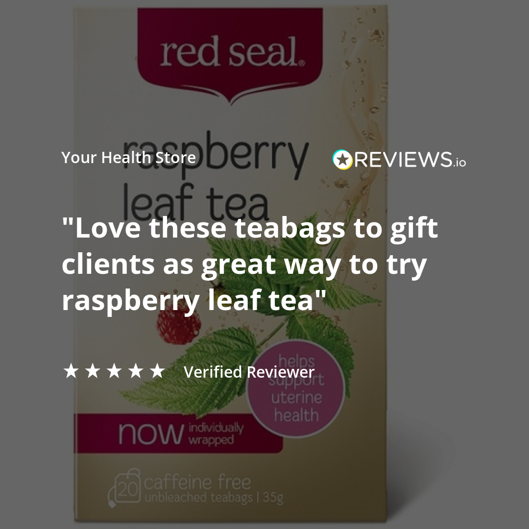 Red Seal Raspberry Leaf With Rose Tea - 20 Teabags
