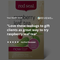 Red Seal Raspberry Leaf With Rose Tea - 20 Teabags