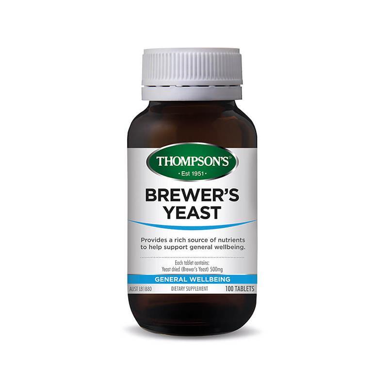 Thompson's Brewers Yeast - 100 Tablets