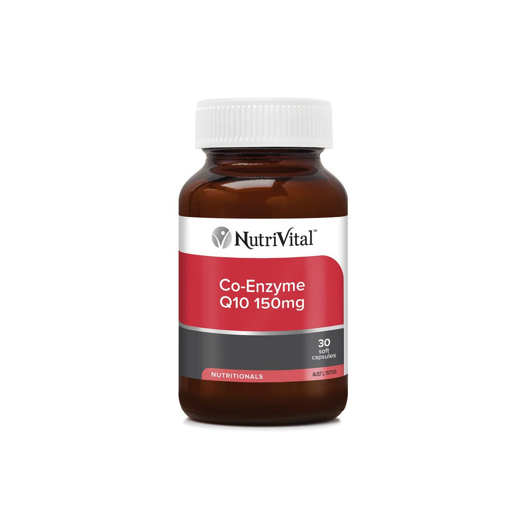 Nutrivital Co-enzyme Q10 150mg 30 Capsules